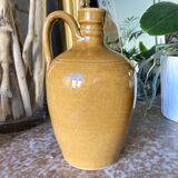 Old rum pitcher in sandstone Ets J&J Desjonquères Fourcamont 1900