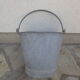 Old zinc bucket