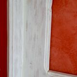 étagère / vaisselier mural en bois effet sablé ancien début XXème