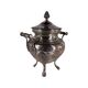 Service à café et à thé style Empire en métal argenté. Marqué RM pour Roux-Marquiand 20ème siècle