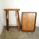 Folding side table