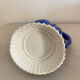 Ancienne verseuse coq bleu cobalt