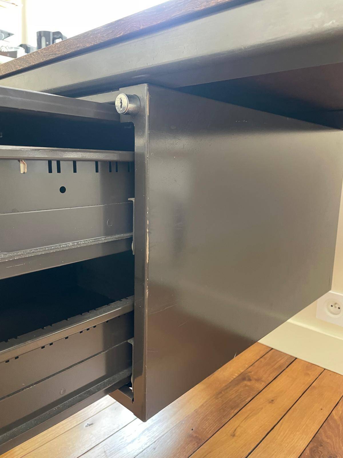 Van Blerk Industrial Desk in steel and formica