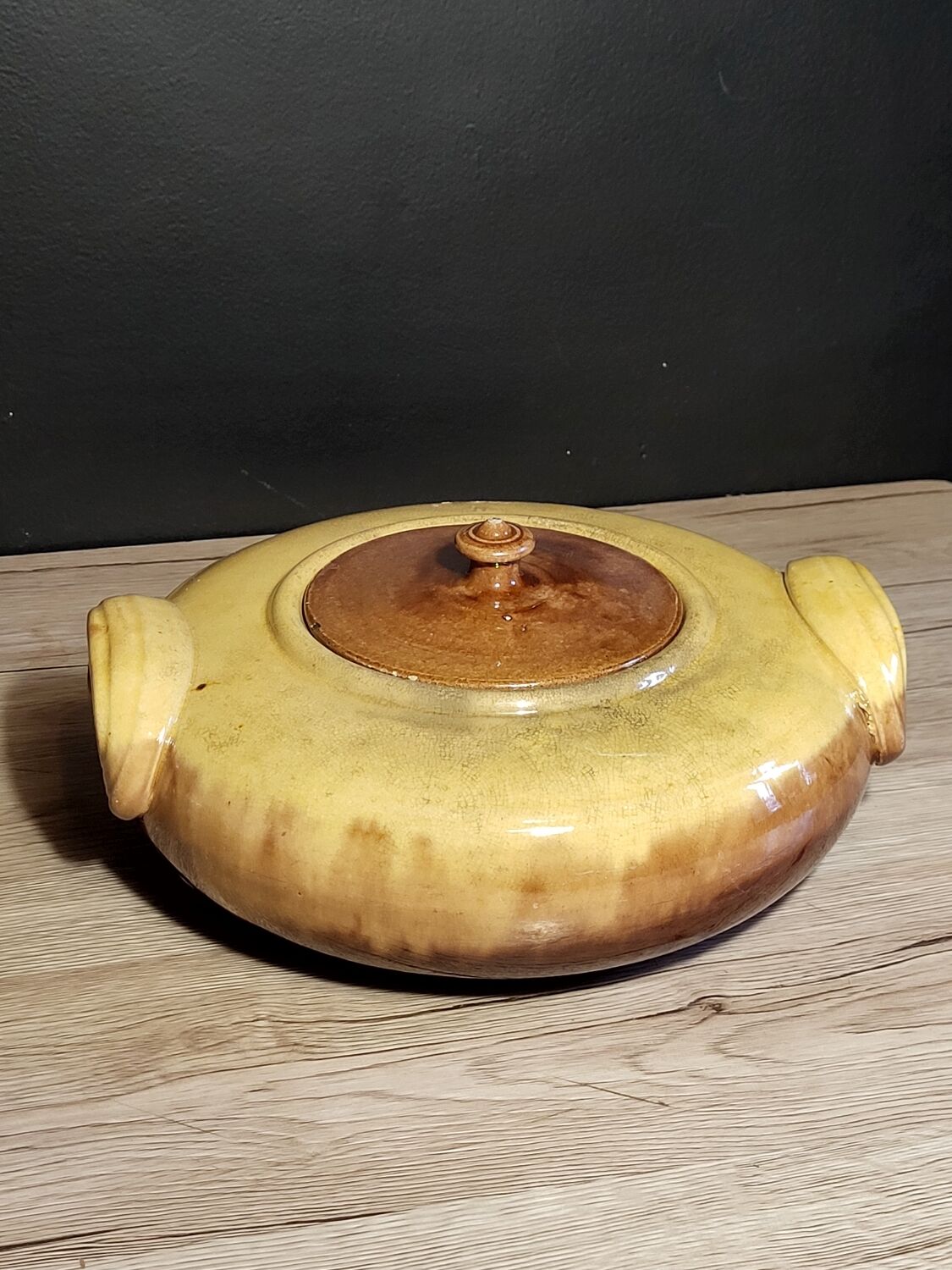 Cocotte daubiere varnished earth / artisanal ceramic kitchen