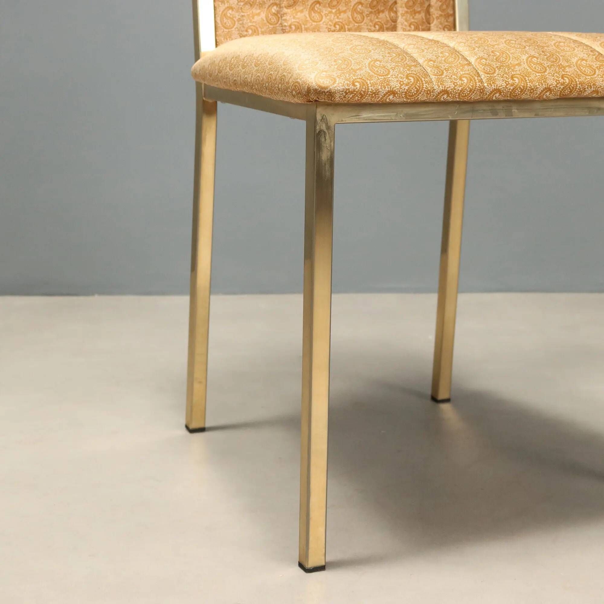 Vintage chairs Maison Jansen Sabot design Alain Delon 1970s