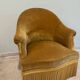 Fauteuil crapaud jaune