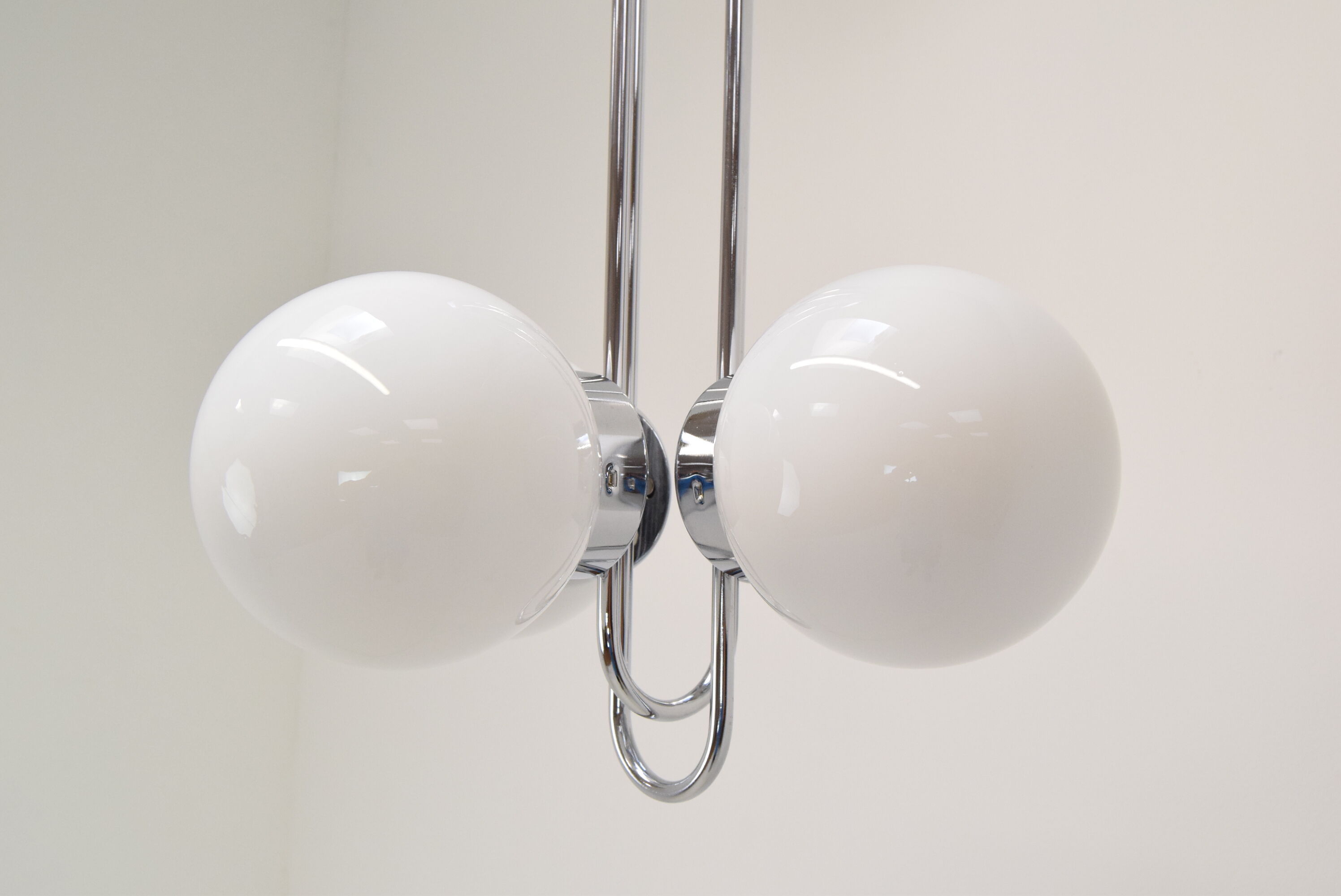 Mid-century designed chandelier by jílové u děčína,czechoslovakia,1970's.