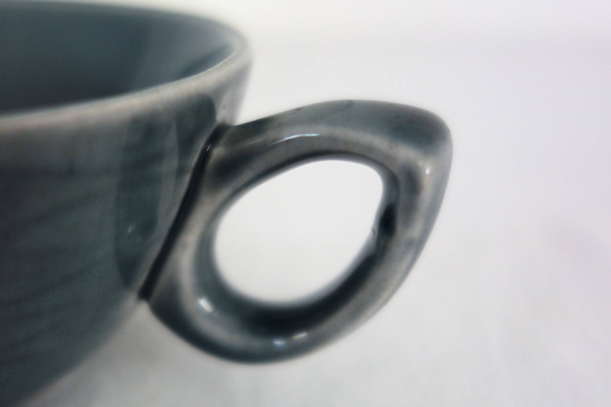 2 cups with saucers, New Time model, Boch Frères 1955