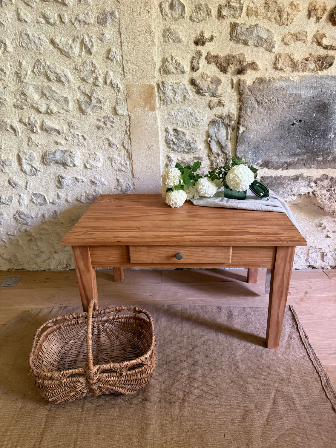 Renovated wooden coffee table