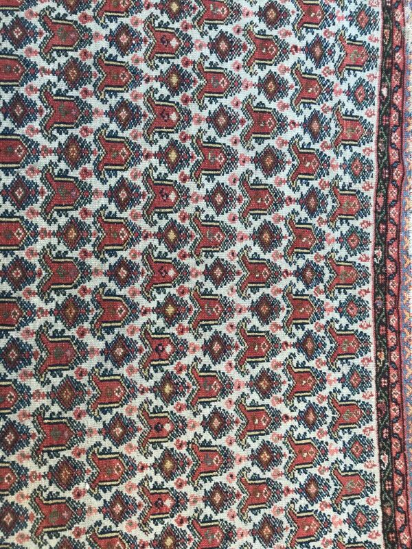 Former carpet Persian Malayer 19th century 135x205cm