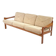 Rare vintage Danish designer three-seater sofa by Niels Bach, 1960s