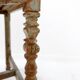 Side table with 2 drawers in patinated wood - 20th century