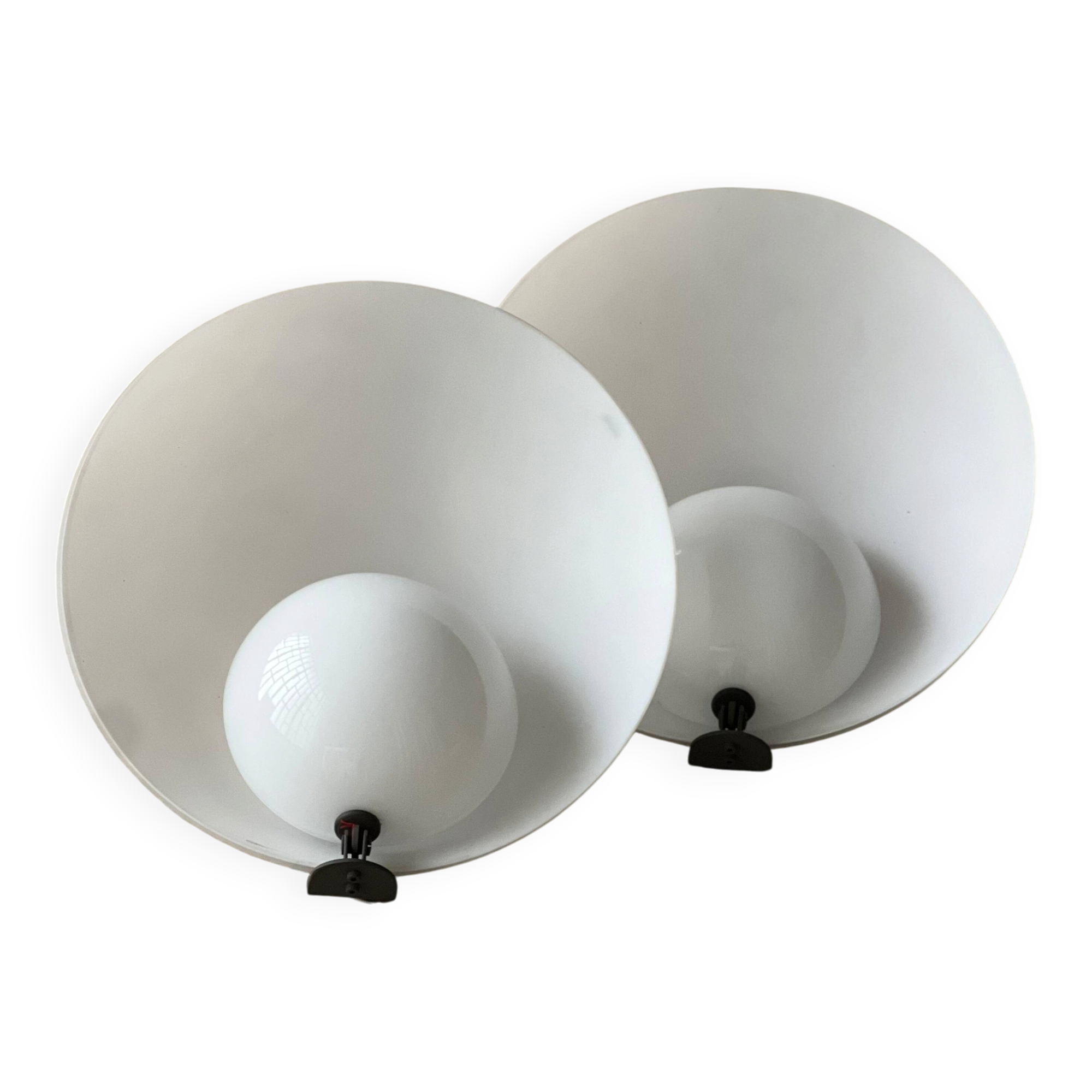 Mid Century Wall Sconces - Appliques in Glass by VeArt, Murano 1970's
