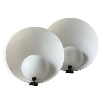 Mid Century Wall Sconces - Appliques in Glass by VeArt, Murano 1970's