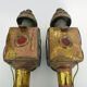 Pair of vintage wall lamps carriage lanterns, cab, electrified lanterns. Year 20 30