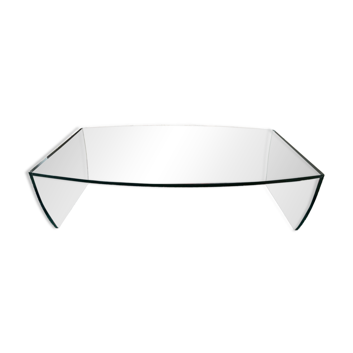 Roche-Bobois glass coffee table