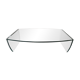 Roche-Bobois glass coffee table