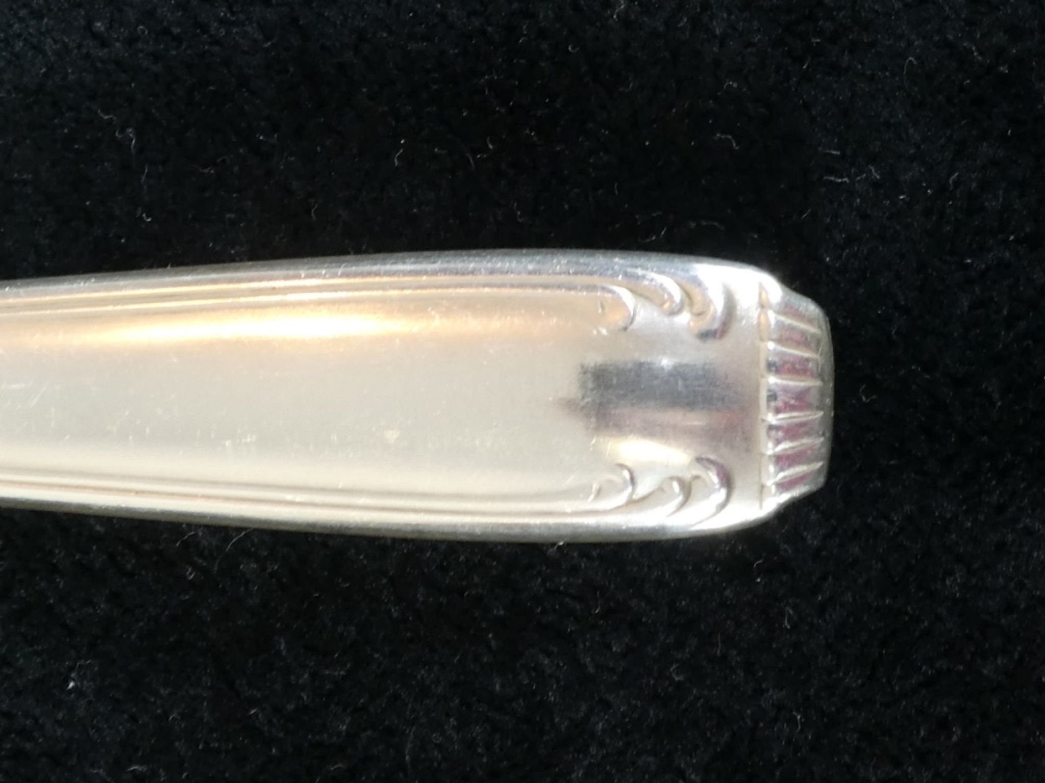 12 dessert knives Boulenger in silver metal stainless steel blade modele regence berry