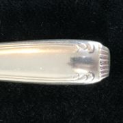 12 dessert knives Boulenger in silver metal stainless steel blade modele regence berry