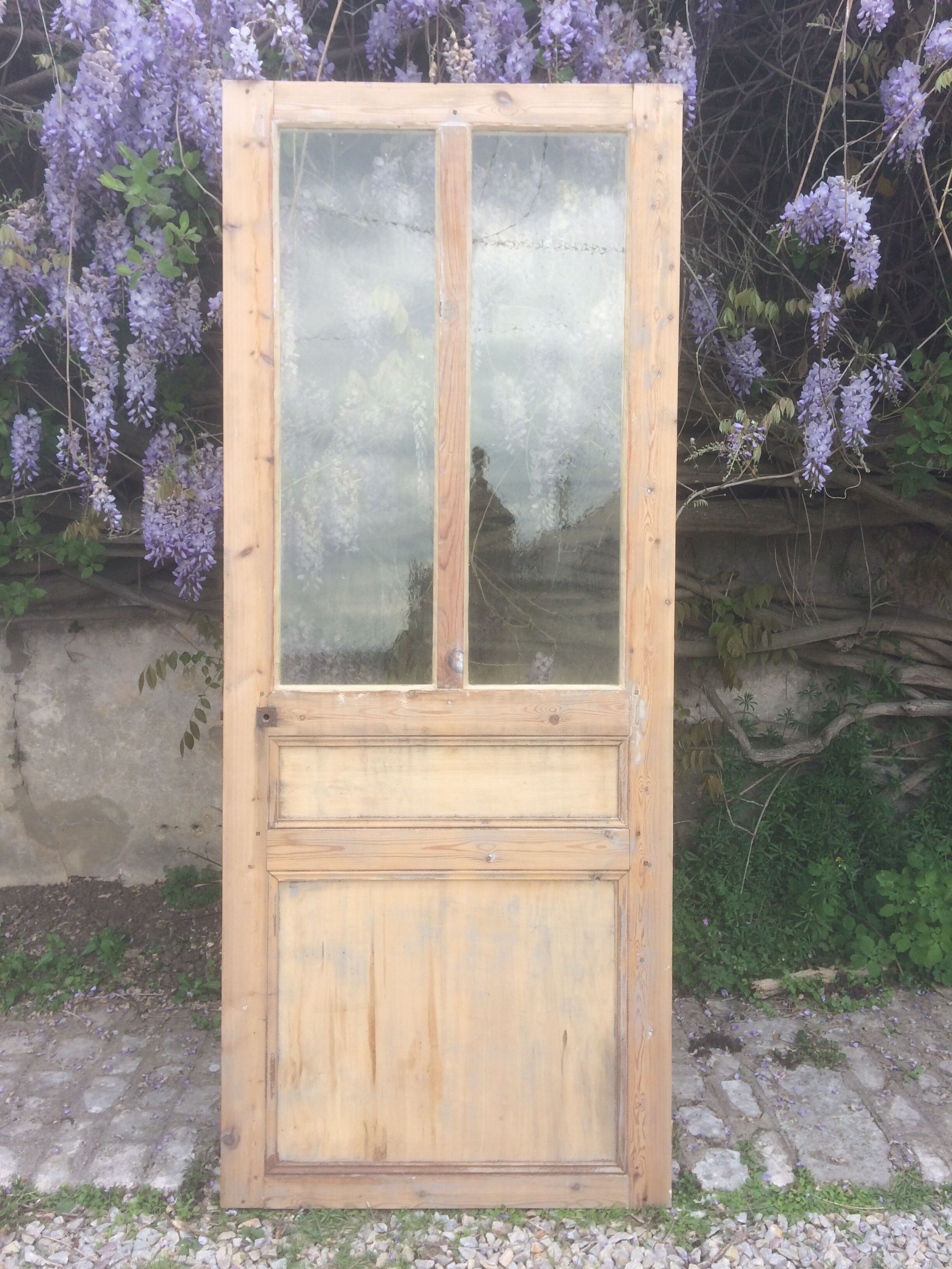Glass workshop door