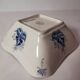 Gzhel tradition for this empty pocket / cup made ~ in Russia near Moscow. signed