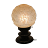 Lampe vintage globe verre