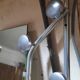 Aluminum floor coat rack