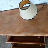 1980s wooden chest of drawers with three drawers
