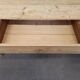 Fir farmhouse table with drawers
