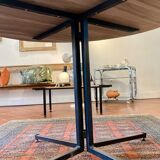 Steiner walnut tray dining table