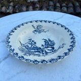 Gien Chardon iron earthenware soup plate