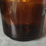 Amber glass bottle