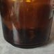 Amber glass bottle