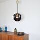 Danish copper pendant by Werner Schou for Coronell, 1970s