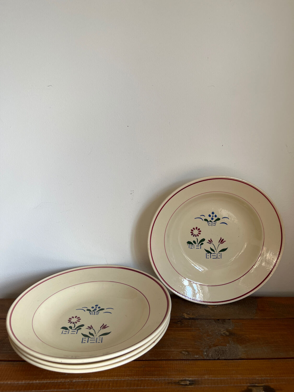 4 deep plates