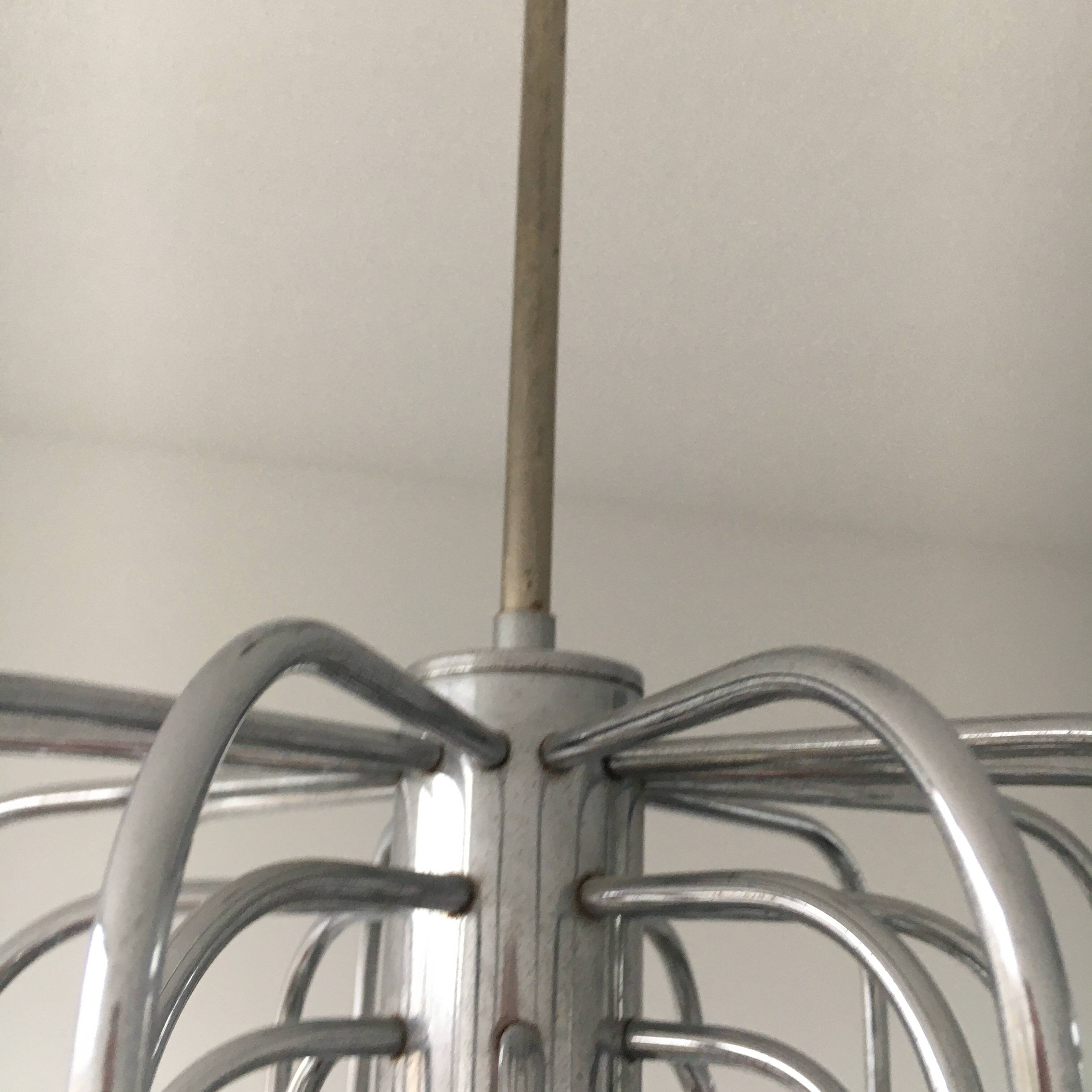 Space age sixties design sputnik hanging lamp, 1960’s
