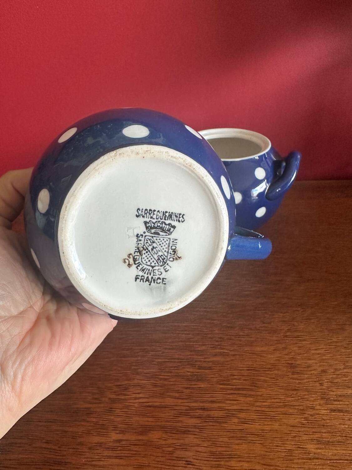 Duo de crémier, pot à lait vintage