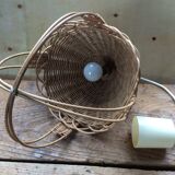 Hanging lamp wicker