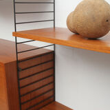 1960s wall unit teak Nisse Strinning, with secretary