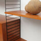 1960s wall unit teak Nisse Strinning, with secretary