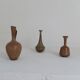 3 vase en céramique par Gunnar Nylund Rörstrand Suède, années 1950