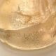 Vintage Thick Murano Glass Ashtray - Catchall with Gold Leaf, Italy