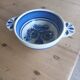 Antique art earthenware ear bowl