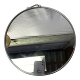 Round vintage barber mirror