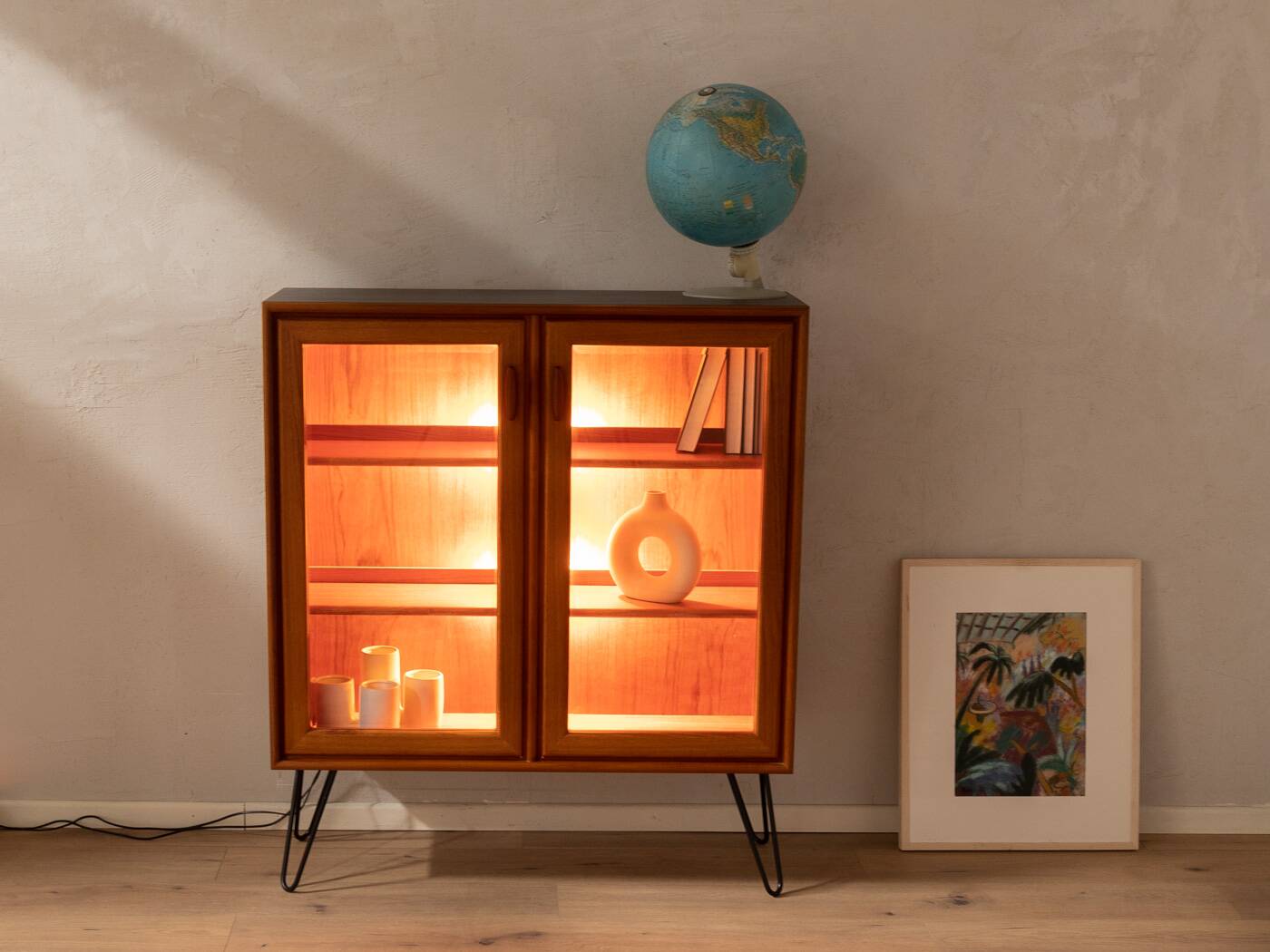 1960s display cabinet by Heinrich Riestenpatt
