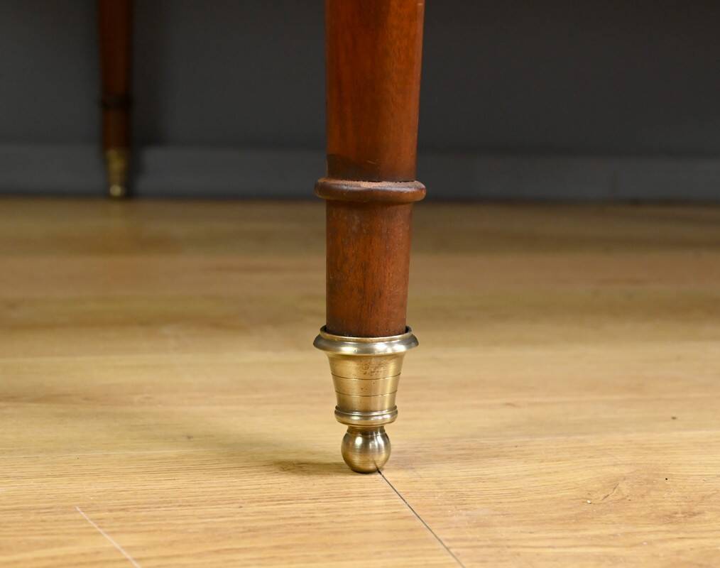 Half-moon extendable table in mahogany – 2nd part of the 19th century