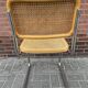 Ensemble de 4 Chaises vintage modèle Cesca B32 en chrome et bois