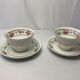 Anciennes tasses à thé porcelaine anglaise Regent China début XXème