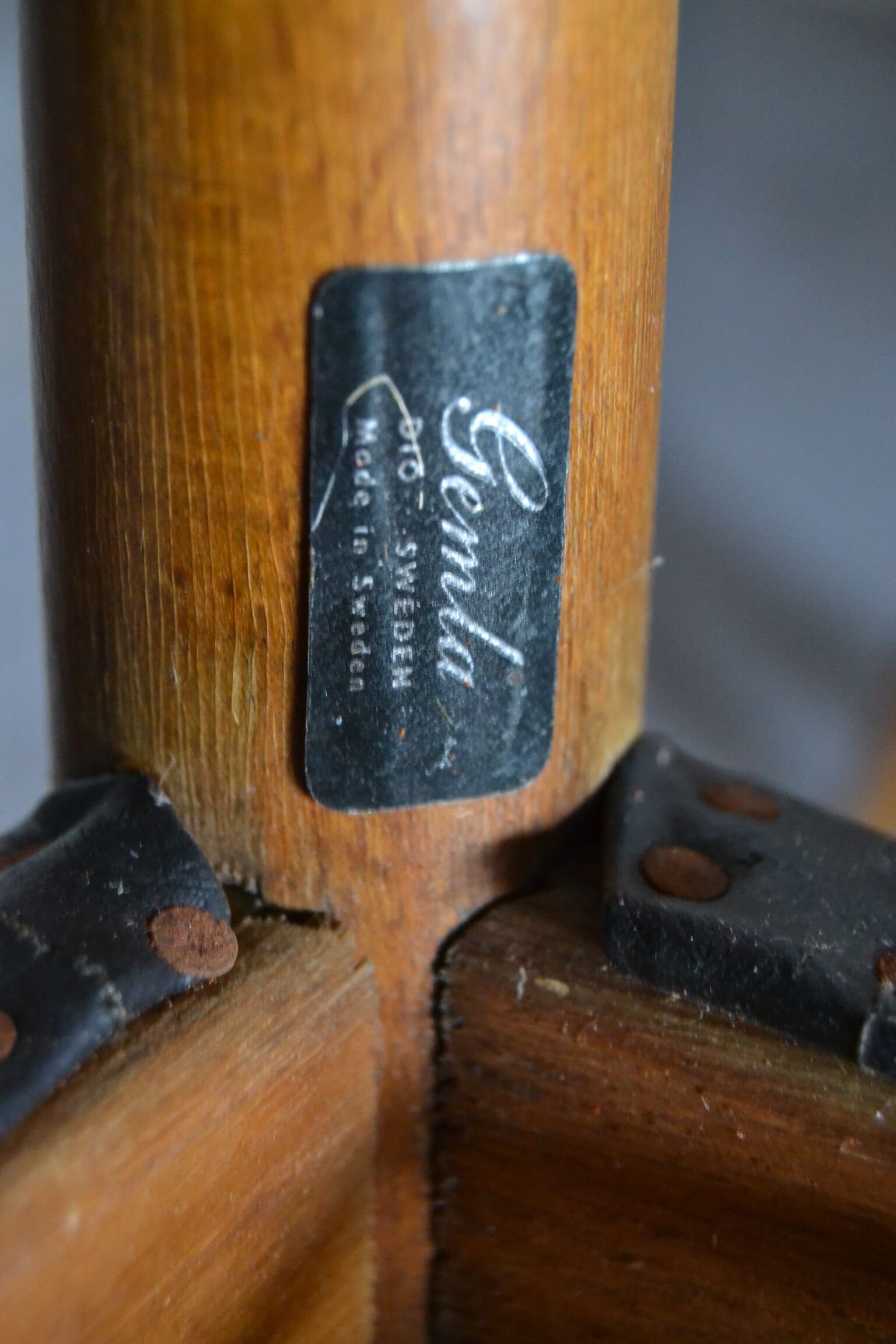 Série de 4 chaises scandinaves Gemla de Yngve Eckstöm