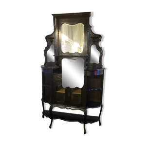 Meuble vitrine en bois